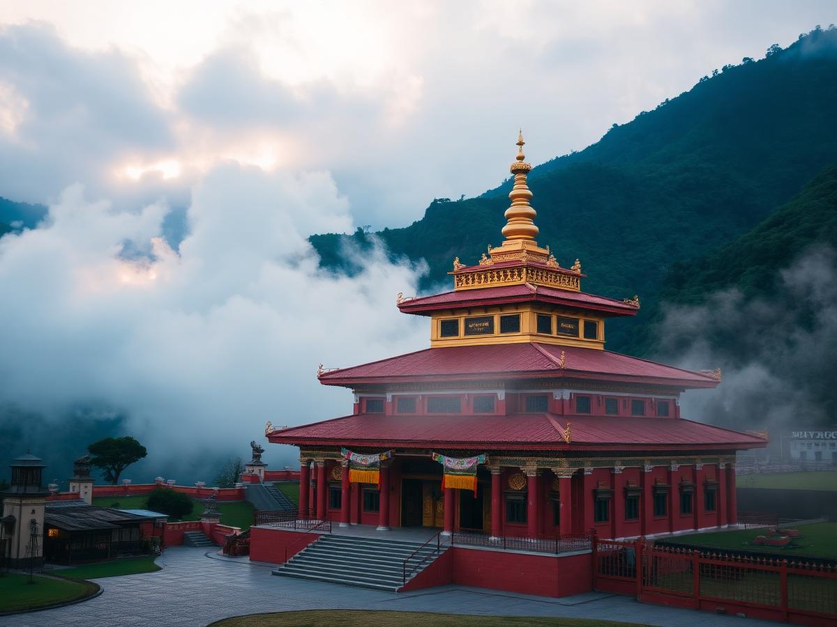 Templo Budista Khadro Ling em Três Coroas